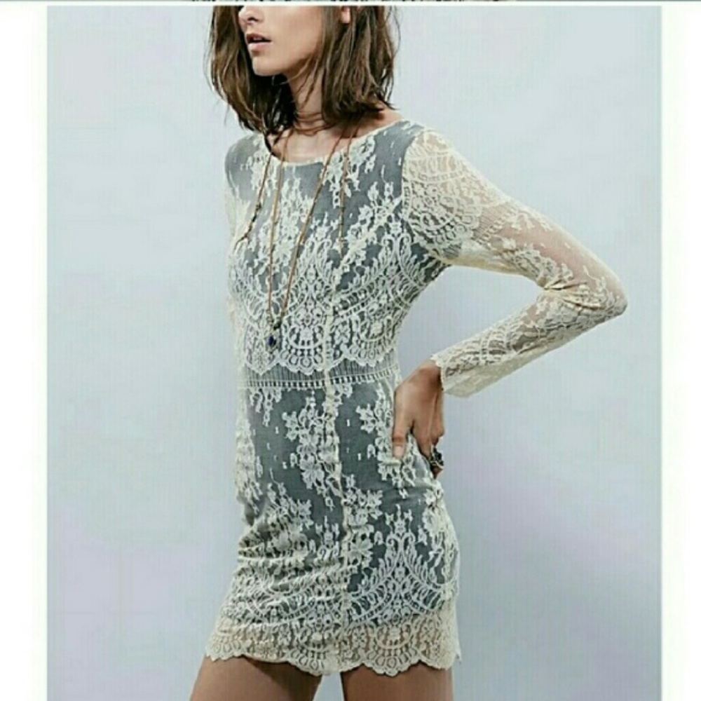 Free People Lace Bodycon Dress(need to sell quick)